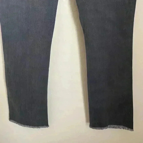 Free People High Rise Straight Frayed Crop Jean - Picture 11 of 13